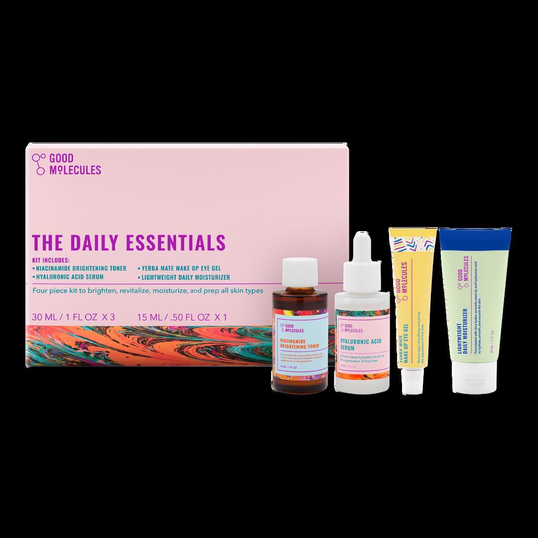 Good Molecules Daily Essentials skincare gift set