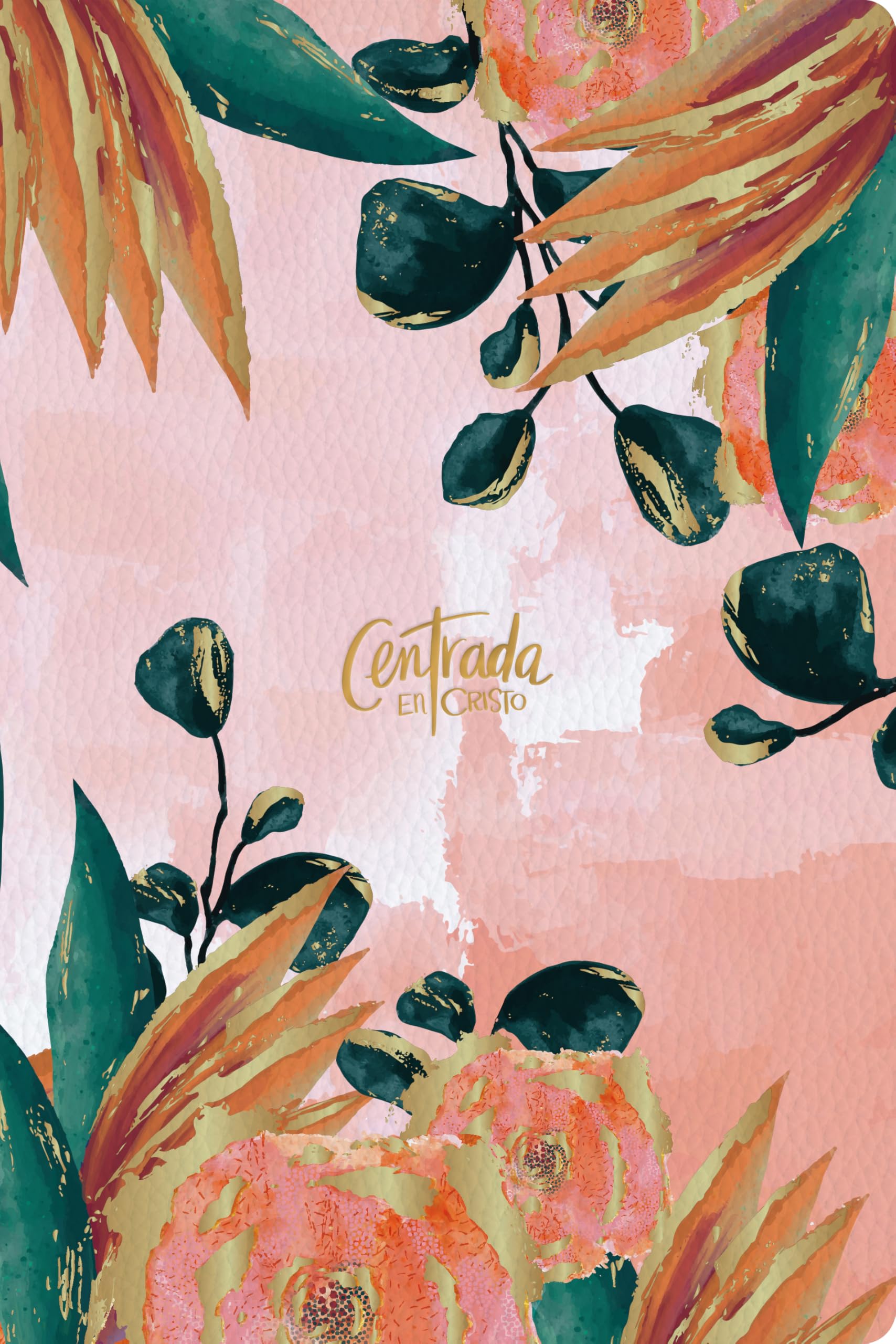 Spanish devotional Bible for women with a floral cover