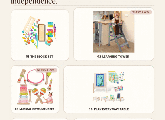15 Montessori Inspired Christmas Gifts for Babies & Toddlers (2026) 15 Montessori inspired Christmas gifts for babies and toddlers featuring purposeful toys for play, movement and independence