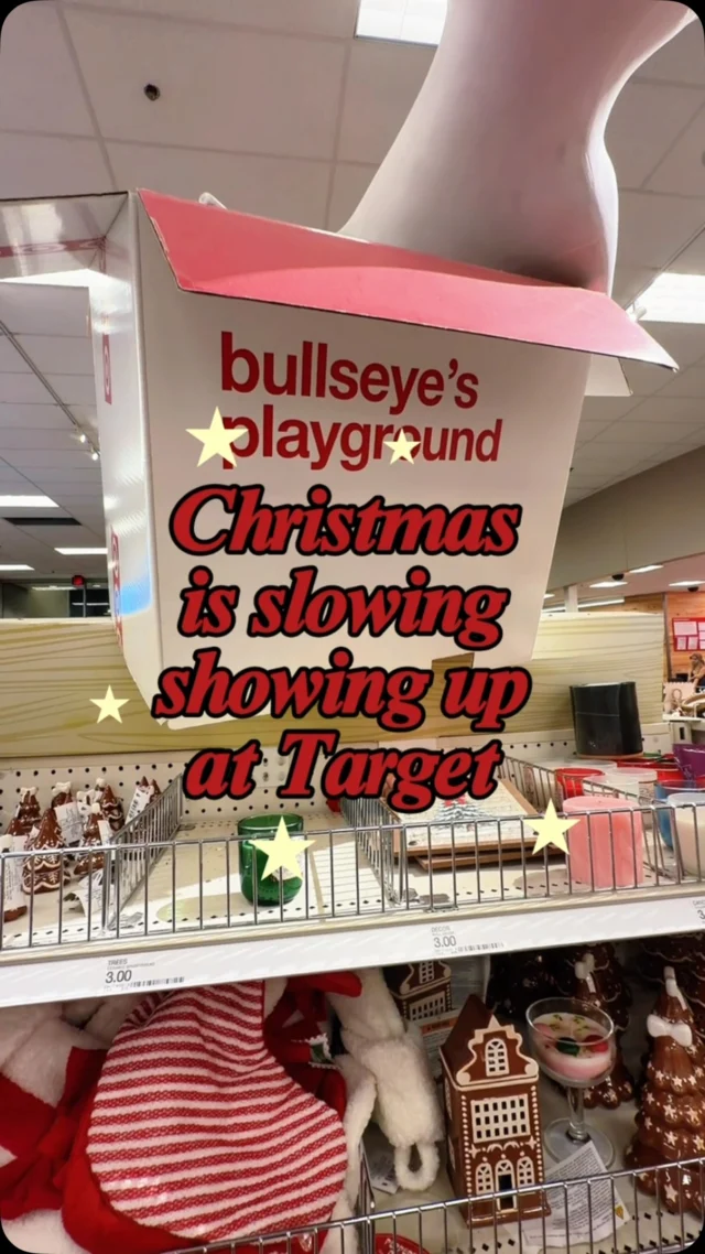 #targetpartner The Bullseye section at @Target is getting Christmassy 🎄🎄🎄! 

Shop my storefront : https://club.target.com/a/yanilcastro

#clubtarget #targetfave #targetfinds #christmasiscoming🎄 
Christmas decor, Christmas target finds, affordable Christmas decor