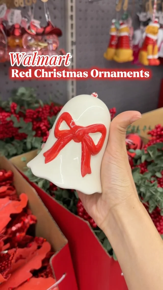 @walmart Christmas Decor 😍😍! If you’re doing red, you better check it out! 
Everything is linked on my Walmart Storefront! Comment to receive the link on your DM’s ⬇️
@walmartcreator 
#walmartcreator #walmartpartner #walmartfinds #walmartdecor #walmartchristmasfinds